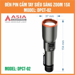 Đèn Pin Cầm Tay Thân Nhôm Asia Lighting DPCT-02