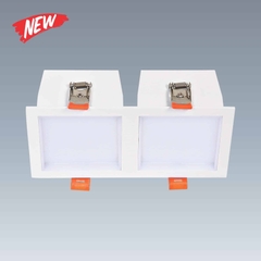 Đèn LED Downlight Âm Trần Mặt Vuông Chìm Tối Giản Anfaco AFC 778/2 LED 9W