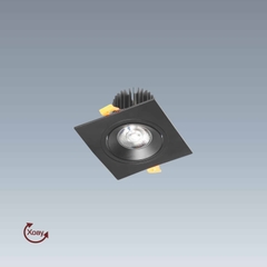 Đèn LED Downlight Âm Trần COB Sâu Lòng Chỉnh Nghiêng Anfaco AFC 767D/1 LED 12W