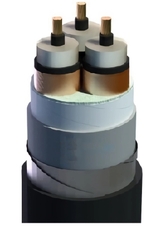 Cáp trung thế LiOA 40.5kV: CXV/SE-DSTA-3C-40.5kV, IEC 60502-2 (có chống thấm, màn chắn kim loại: băng đồng 1 lớp dầy 0.1 mm, giáp băng thép) (1 mét)