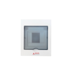 Tủ Điện Âm Tường Mặt Kính Mờ Asia Lighting TDAT-MM-2-4