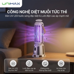 Đèn Bắt Muỗi Bạc USB Unimax UMKV-1617S (8W)