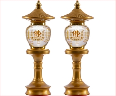Đèn Tháp Chữ Phật - Quả Lê 11 inch DTP-L1110