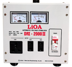 Ổn Áp LiOA 1 Pha 2KVA DRI-2000II (90-250v)