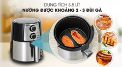 Nồi Chiên Không Dầu Sharp KF-AF42MV-ST 3.5 Lít