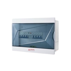 Tủ Điện Âm Tường Mặt Kính Trong Asia Lighting TDAT-KC-8-12