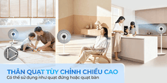 Quạt Đứng Sharp PJ-CD404V-W