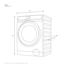 Máy giặt kết hợp sấy 13/9kg Electrolux EWW1343R7WC