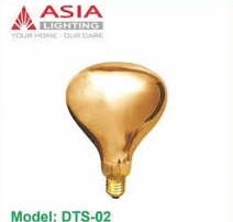 Bóng Đèn Sưởi Nhà Tắm Asia Lighting DTS-02 (Bóng Nhỏ Vàng)