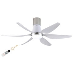 Quạt Trần Động Cơ DC Asia Lighting QT19-TB (Màu Trắng Bạc Cao Sang)