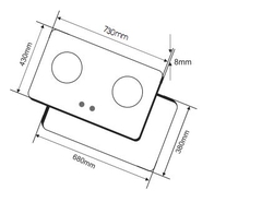Bếp Gas Âm Fandi FD - 275BH