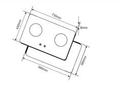 Bếp Gas Âm Fandi FD-270G