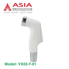 Vòi Xịt Vệ Sinh Asia Lighting VX03-T-01 (Màu Trắng)