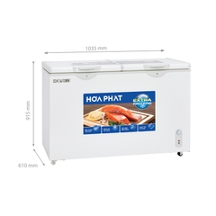 Tủ đông Hòa Phát 205 Lít 2 ngăn 2 cánh HPF BN6205