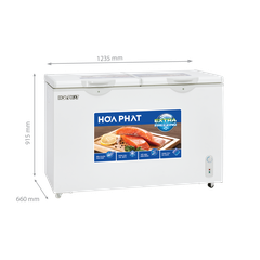 Tủ đông Hòa Phát 271 Lít 2 ngăn 2 cánh HPF BN6271