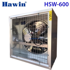 Quạt hút công nghiệp vuông trực tiếp cánh Inox HAWIN - HSW 600