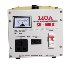 Ổn Áp LiOA 1 Pha 500VA SH-500II (150-250v)
