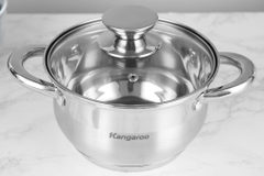 Bộ Nồi Inox Kangaroo 5 lớp KG 878