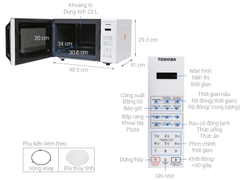 Lò vi sóng Toshiba ER-SS23(W1)VN