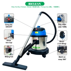 Máy hút bụi công nghiệp HiCLEAN HC20/US