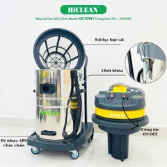 Máy hút bụi công nghiệp HiCLEAN HC70W