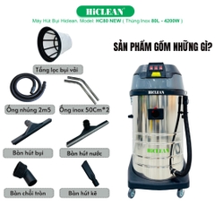 Máy hút bụi công nghiệp HiCLEAN HC80NEW