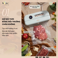 ㅤSẢN PHẨM NGỪNG KINH DOANH - Máy Hút Chân Không Bear SB-CK95W