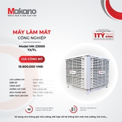 SẢN PHẨM NGỪNG KINH DOANH - MÁY LÀM MÁT CÔNG NGHIỆP MAKANO MK-23000 TX/TL