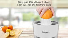 Máy Vắt Cam Sharp 40W EJ-J408-WH