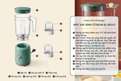 Máy xay sinh tố Bear 3 trong 1 BL-B10V2