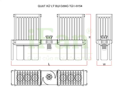 Máy Xử Lý Bụi Công Nghiệp Đa Túi iFan I-9148