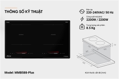 Bếp Đôi Điện Tử Sunhouse Mama MMB588-Plus