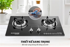 Bếp Gas Âm Kính Sunhouse Mama MMB6632