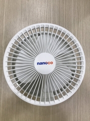 Quạt sạc điện gấp gọn Nanoco NFF1617 (màu trắng, màu hồng)