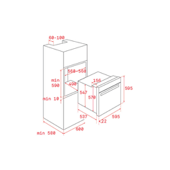 Lò Nướng Đa Chức Năng Teka HSB 610