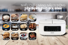 Nồi Cơm 2 Ngăn Đa Năng Sharp 1.8 Lít KN-TC50VN-WH