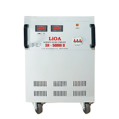 Ổn Áp LiOA 1 Pha 50KVA SH-50,000II NEW 2020 (150-250v) - Đồng hồ điện tử