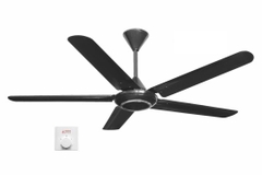 Quạt trần cao cấp Asia Lighting QT06-Đ-01 (Đen)