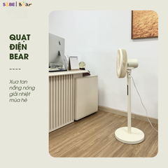 Quạt Đứng Cao Cấp Bear SB-QC47K – Màu Kem, Bản Quốc Tế
