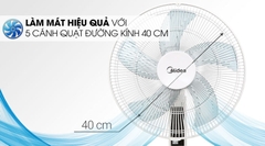 [Sản Phẩm Ngừng Kinh Doanh] Quạt đứng Midea DC inverter FS40-19PRD