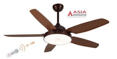 Quạt Trần Đèn Cao Cấp Asia Lighting QT04-N-01 (Nâu cà phê)