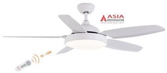 Quạt Trần Đèn Cao Cấp Asia Lighting QT04-T-01 (Trắng sang trọng)