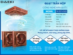 Quạt Trần Hộp Daeki DK-301VG02