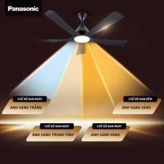 Quạt Trần Thông Minh Wifi Panasonic F-60DGN ( 5 Cánh, Có Đèn LED )