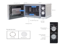Lò vi sóng Sharp R-205VN 20 lít