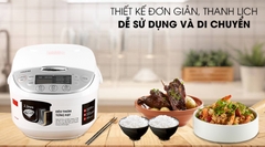 SẢN PHẨM NGỪNG KINH DOANH - Nồi cơm điện tử Toshiba 1 lít RC-18DH2PV (W)