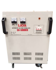 Ổn Áp LiOA 1 Pha 50KVA SH-50,000II NEW 2020 (150-250v) - Đồng hồ điện tử