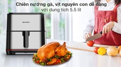 Nồi Chiên Không Dầu Sharp KF-AF70EV-ST 5.5 Lít