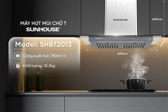 Máy Hút Mùi Chữ T Sunhouse SHB72013