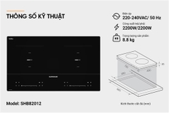 Bếp Đôi Điện Tử Sunhouse SHB82012